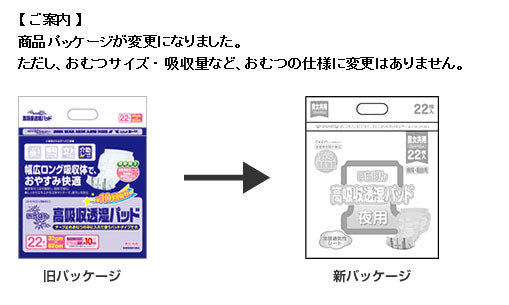 G いちばん 高吸収透湿パッド 男女共用 病院・施設用 475301 22枚 カミ商事 介護用品