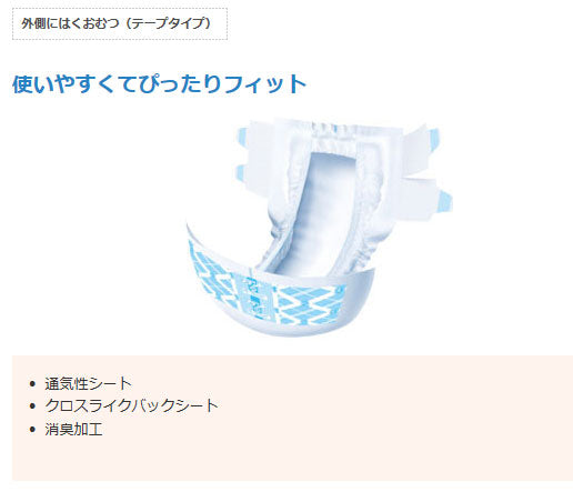 アテント テープ止めタイプ M 763660 20枚 大王製紙 介護用品