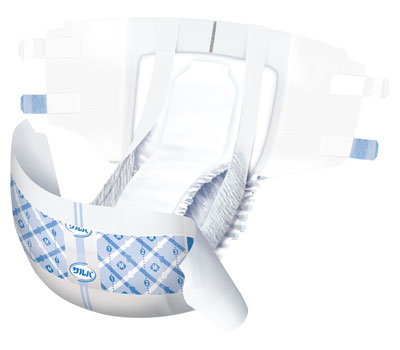 P.U サルバ 安心Wフィット 高吸収テープ S〜M:35610 M:35611 M〜L:35612 L:35613 白十字 (介護 おむつ テープ止め) 介護用品