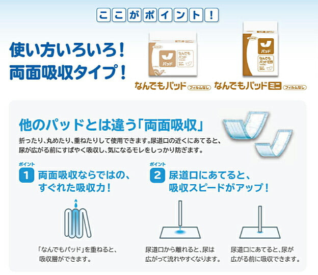 G尿パッドなんでもパッド 65573 30枚 王子ネピア (介護 おむつ 尿とりパッド) 介護用品