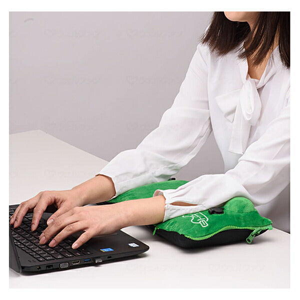 GI-AIR NAP ポンプ式ネックピロー ハイ・キューブ 日常生活 便利用品 介護 介護用品