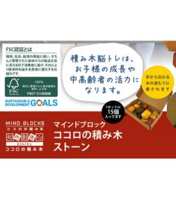 ココロの積み木 ストーン グッズマン NGU1023-0000 レクリエーション 介護 老人 高齢者 デイサービス 脳トレ