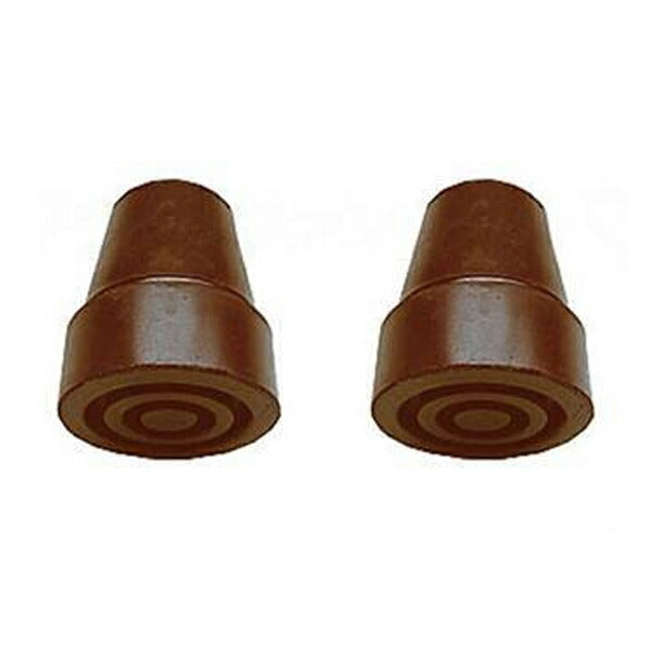 杖用品 先ゴム 替えゴム 島製作所 ゴムキャップ 大 2個入 030-1 ブラウン 19mm 介護用品