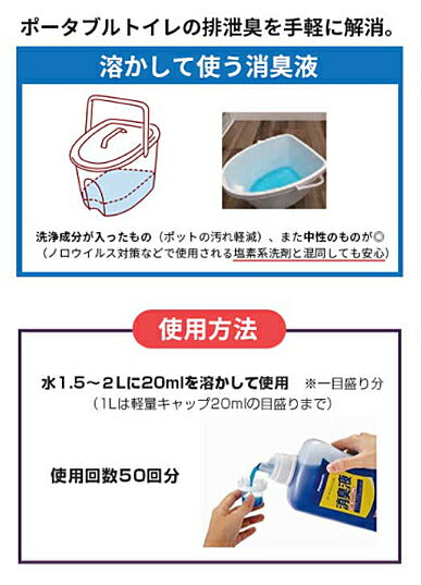 【3本セット】ポータブルトイレ 消臭剤 介護 ポータブルトイレ用消臭液 VALTBL1LB 1000mL パナソニックエイジフリー ポータブルトイレ 中性 消臭液 介護用品