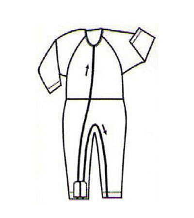 介護用パジャマ マンラク2型ねまき 1002 萬楽 上下続き服 介護用つなぎ服 いたずら防止 介護用品