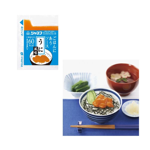 介護食品 ごはんのお供 ジャネフ ごはんにあうソース 10g×40袋 キューピー 介護食 小袋 ご飯のお供 お試し ご飯 おかゆ 料理アレンジ 高齢者 老人 介護用品 病院 入院 病院食 おかず