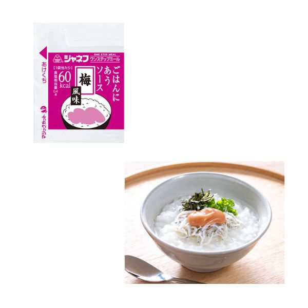 介護食品 ごはんのお供 ジャネフ ごはんにあうソース 10g×40袋 キューピー 介護食 小袋 ご飯のお供 お試し ご飯 おかゆ 料理アレンジ 高齢者 老人 介護用品 病院 入院 病院食 おかず