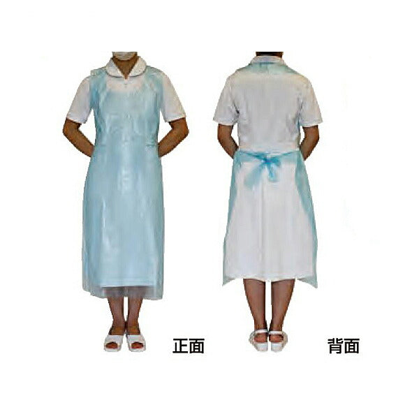 感染対策商品 施設 病院 衛生 予防 PEエプロンN 袖なし 50枚入 ファーストレイト 介護用品