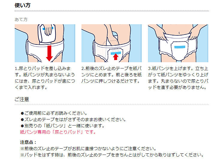 1ケース ライフリー ズレずに安心紙パンツ専用尿とりパッド 夜用スーパー 55460 1ケース (16枚×4袋) ユニ・チャーム (介護 尿とりパッド) 介護用品