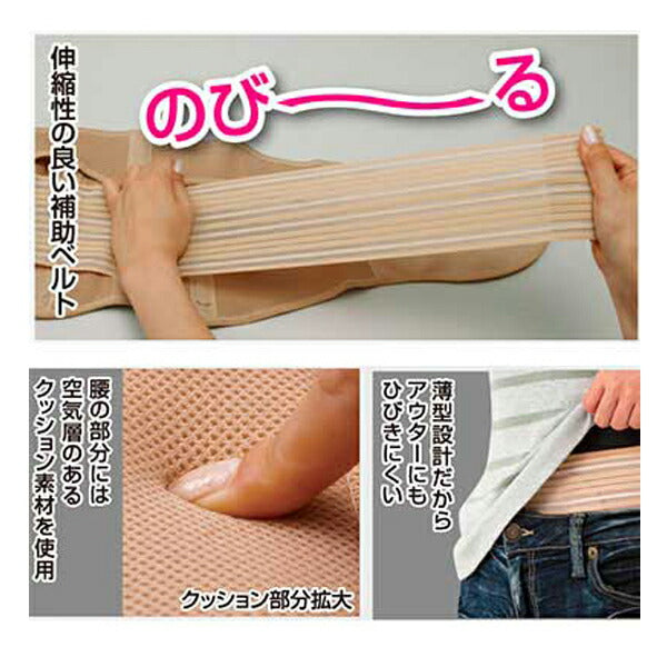 薄くても腰をしっかり支えるコルセット 026342702 セルヴァン 腰痛ベルト サポーター 腰部 介護 介護用品