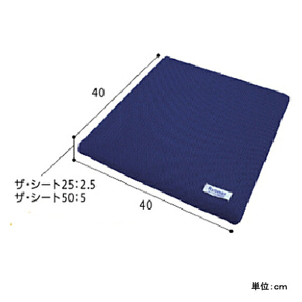 Ryomax(リョーマックス)ザ・シート25 CX-07010 幅40×奥行40×厚さ2.5cm 介援隊 (車椅子クッション) 介護用品