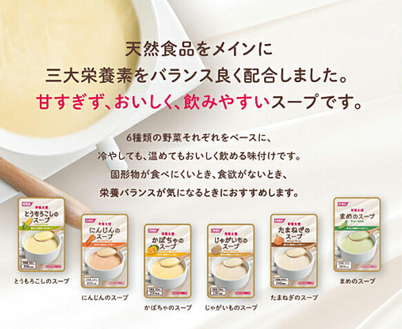 介護食 栄養支援スープ 詰合せ 568365 6種類×各5個入 ホリカフーズ レトルト スープ 栄養 補給食 流動食 介護用品 高齢者 食欲不振 栄養補助食品