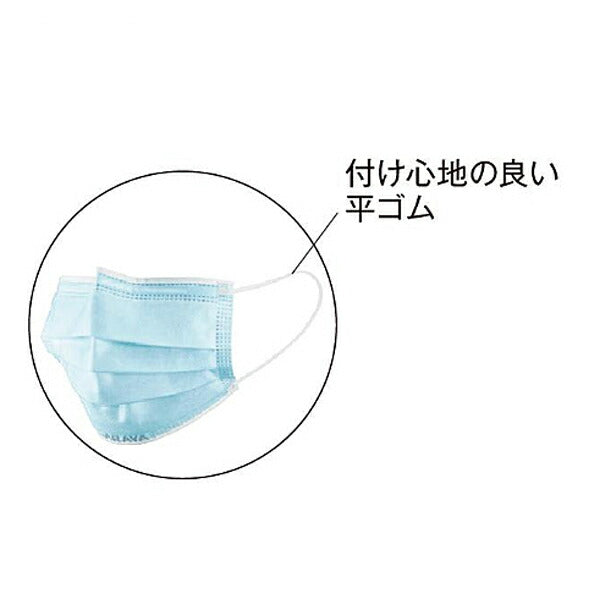 使い捨てマスク 医療用マスク サージカルマスク(LEVEL2)50094 50枚 ブルー サラヤ 介護 施設 病院 感染対策商品 介護用品