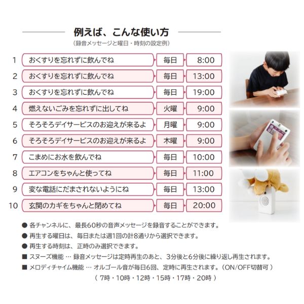 時間だよ!おしらせとうばん MC-U01-DG 群馬電機 介護 認知症 介護用品 ぬいぐるみ 敬老の日 母の日 癒し ギフト プレゼント 70代 80代 90代 アニマル 動物