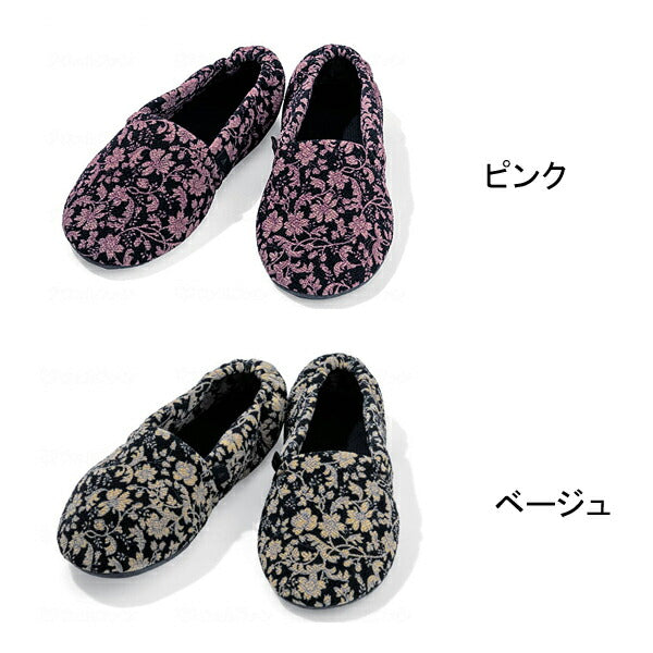 介護シューズ あゆみ 徳武産業 エスパドクチュール 2240 (介護 用 スリッパ 室内用 あゆみシリーズ) 介護用品
