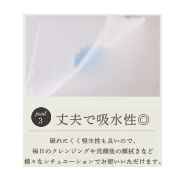 フェイスタオル 使い捨て 薄手 厚手 Nanoni(ナノニ)薄手タイプ 厚手タイプ 90枚入 医食同源ドットコム ペーパー 紙 洗顔 女子 介護用品