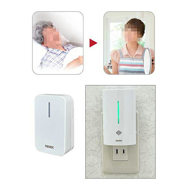 電池がいらないワイヤレスチャイム LCW700 ナカバヤシ リーベックス事業部 介護 介護用品