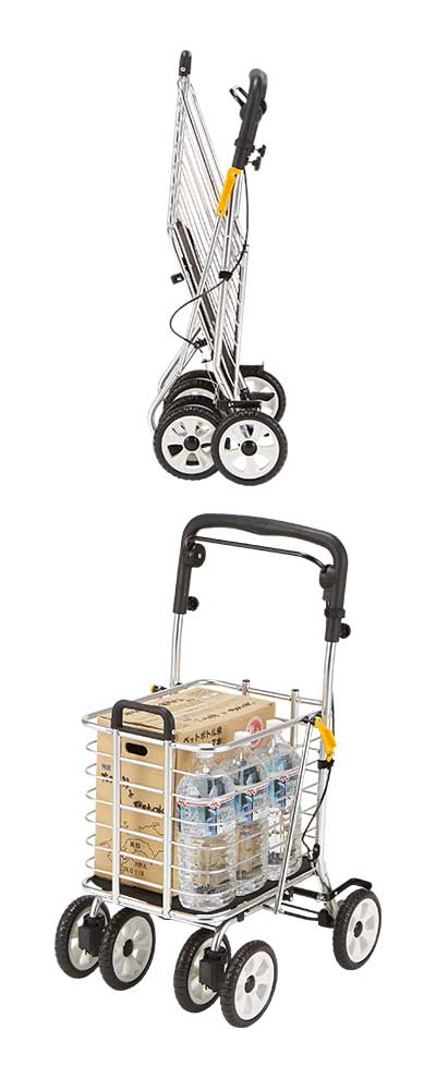 ノーブルワゴンM NBW-1M マキテック シルバーカー ショッピングカート 折りたたみ 介護用品