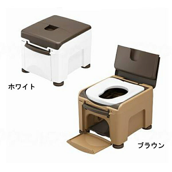 ポータブルトイレ ラップポン 介護用 防災トイレ 簡易トイレ 介護用品 介護用トイレ 介護トイレ 処理不要 高さ調整 介護 パナソニック 樹脂製ポータブルトイレ ラフィーネキューブ ラップ式ソフト便座 PN-L30302 ソフト便座 椅子 介護用品 自動ラップ式 圧着 災害用 災害