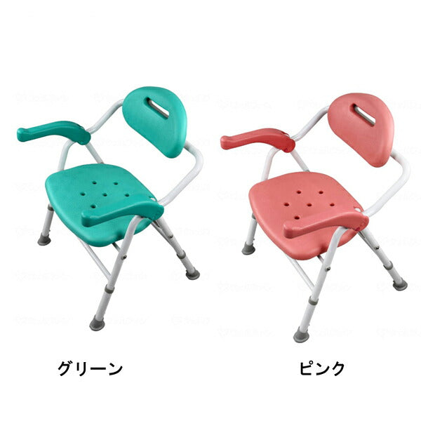 シャワーチェア 介護用風呂椅子 折りたたみシャワーチェア BF-01E-GR BF-01E-PK 美和商事 介護用 風呂椅子 浴室 椅子 チェア