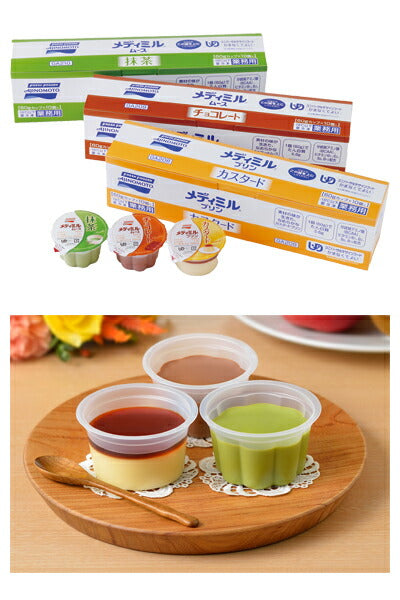 介護食 冷凍 スイーツ おやつ メディミルシリーズ アソートセット 3種×10個 味の素冷凍食品 かまなくてよい ムース 日本製 介護食品 デザート (代引き不可)