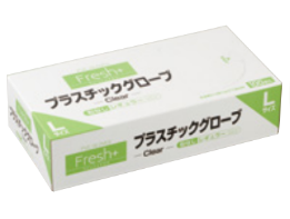 【施設・法人限定】 (1ケース) フレッシュプラス プラスチック手袋 粉無し 100枚×30個 S M L 大黒工業株式会社
