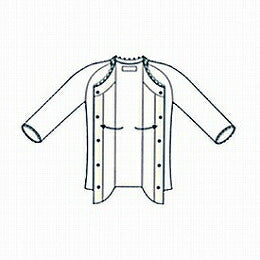 エジプト綿 前開き7分袖 婦人用 No.50 S M L 神戸生絲 介護用品