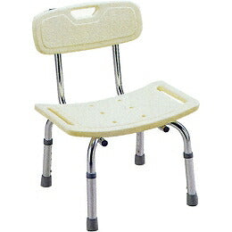 ミキ　アルミ製バスベンチA型　背付 / MYA-01011（入浴用品　シャワーチェア　シャワーベンチ　風呂椅子）介護用品