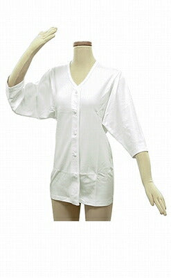 テイコブ らくホック肌着 半袖 婦人用 UN03W S M L 幸和製作所 介護用品