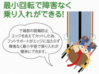 (代引き不可)ケアメディックス ケアスロープ1.0m(CS100)段差解消スロープ 二つ折りタイプ 介護用品