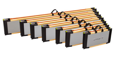 (代引き不可)ケアメディックス ケアスロープ2.0m(CS200)段差解消スロープ 二つ折りタイプ 介護用品