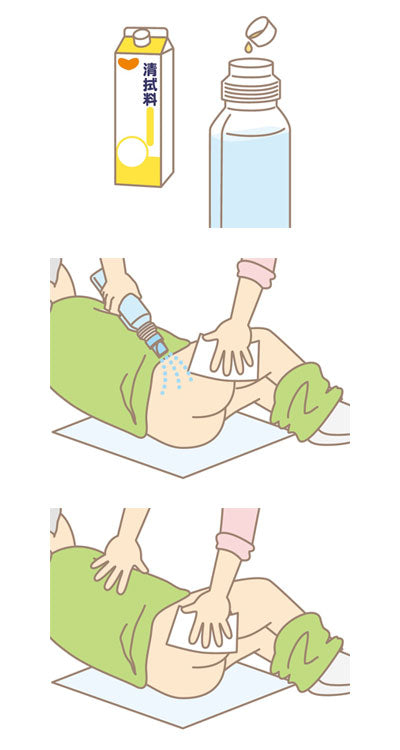 ハビナース 清拭料 さっぱりタイプ 10674→10704 1L ピジョン 介護用品