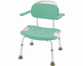 リッチェル やわらかシャワーチェア ひじ掛け付ワイド (ワイドタイプ 入浴用品 お風呂椅子 入浴用いす) 介護用品