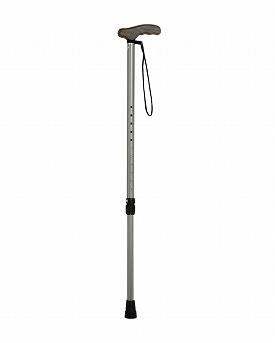 杖 ステッキ おしゃれ プッシュボタン式アルミ伸縮杖 スタンダード TY125 日進医療器 (ステッキ 杖 つえ) 介護用品