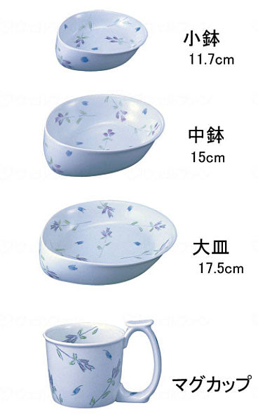 テレサシリーズラベンダー 中鉢 TK-1 東海興商 (介護 食事 食器) 介護用品