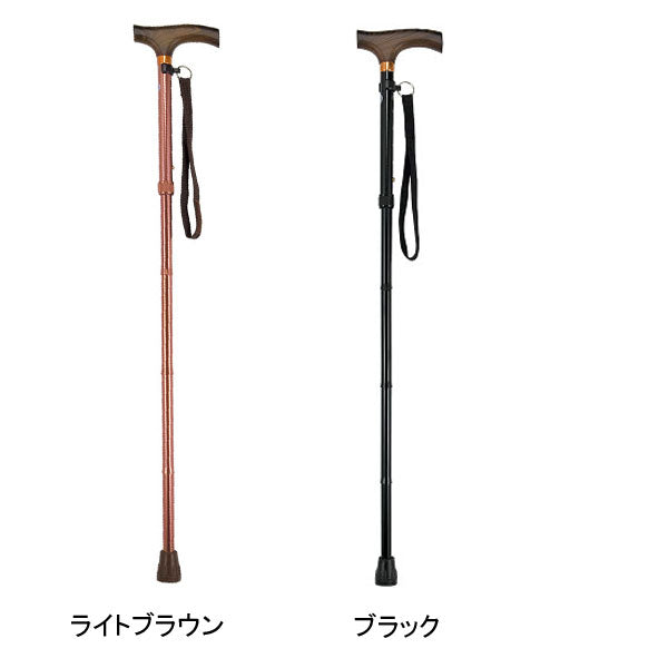 アルミ 軽量 折りたたみステッキ スリム 19mmタイプ 0401-SO5811 0401-SO5812 インターリンクス (ステッキ 杖 つえ 折りたたみ) 介護用品