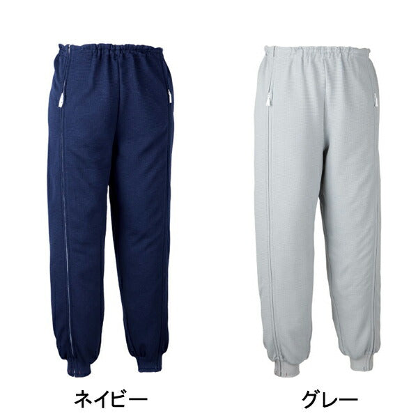 スクエアニット 裾リブ付き全開ズボン LL 5111 エンゼル(男女共用 おむつ用ズボン)介護用品