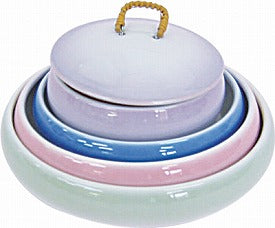 夢食器虹彩 5寸鉢 No.3 淡ブルー アメックス熊本 (介護 食器) 介護用品