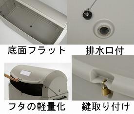 (代引き不可) リッチェル ワイドペール ST500 94472 (業務用 ゴミ箱 施設用品) 介護用品