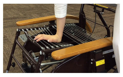 (代引き不可) フルリクライニングキャリー FC-120 レザーシート仕様 サイドスカート付 ピジョンタヒラ (車いす ティルト リクライニング 折りたたみ) 介護用品