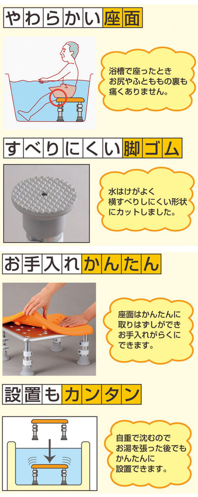 (代引き不可) バススツールソフト コンパクト1826 VAL10526A VAL10526D パナソニック エイジフリー (入浴 椅子 イス) 介護用品