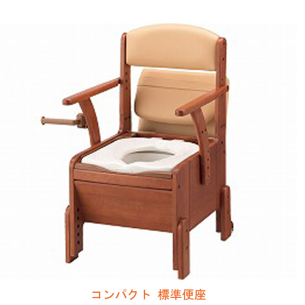 アロン化成 安寿 家具調トイレ コンパクト 標準便座 533-670 