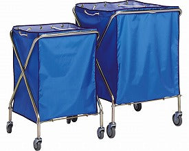 (代引き不可)ダストカーSD 本体・袋セット 小 DS-225-031-3 青 テラモト (介護 施設) 介護用品