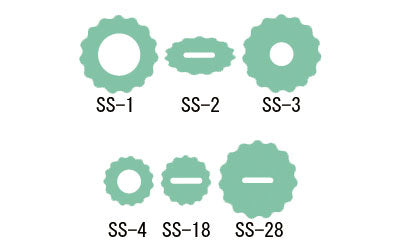シリコンスポンジハンドル 90mm 2個入 SS-4 フセ企画 (介護 食器) 介護用品