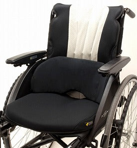 バッククッション ロータイプ / BAC01-BK ブラック 加地介護用品