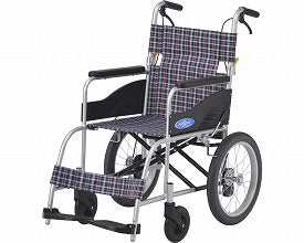 【メーカー欠品中、納期未定】(代引き不可) アルミ介助車いす NEO-2 座幅40cm 日進医療器 (介護 車イス 折たたみ) 介護用品