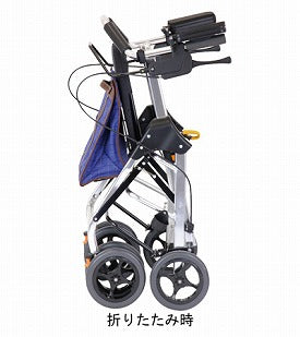 シルバーカー おしゃれ 散歩 シニア テイコブリトルF WAW03 幸和製作所 (歩行車 歩行補助 手押し車 コンパクト 折りたたみ 介護 シルバー カー) 介護用品 軽量 座れる コンパクト 歩行補助 買い物 ショッピングカー 老人車