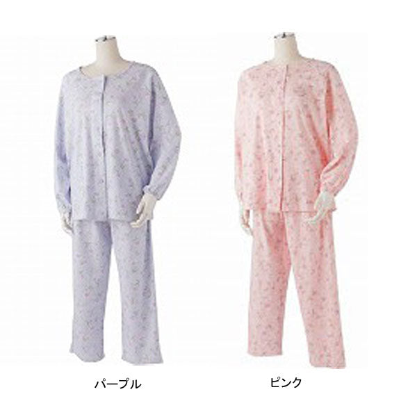 ねまき 介護 パジャマ 介護服 婦人 らくらくパジャマ 婦人用 F-RP 日伸 ( 婦人 オールシーズン 綿100%) 介護用品 介護用パジャマ 動きやすい 介護用衣料 高齢者 シニア 用 春夏秋冬 男性 女性 レディース メンズ 部屋着 室内着 敬老の日
