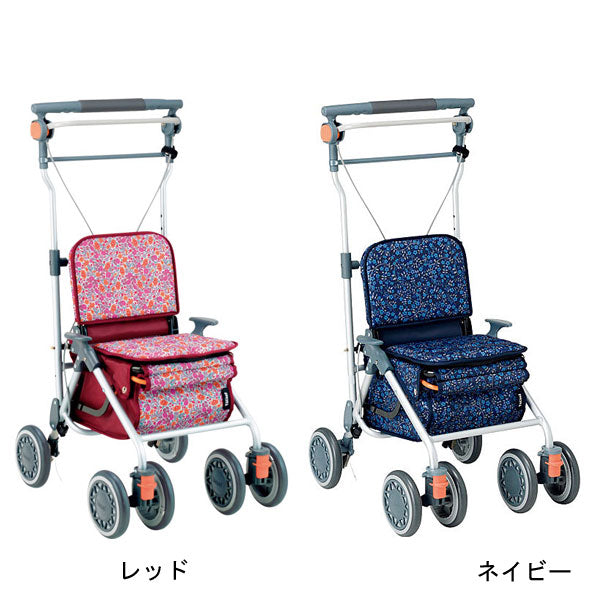 (代引き不可)シルバーカー シニア おしゃれ 散歩 カゴノア M SLM05 幸和製作所 (手押し車 買い物かご 介護 シルバー カー) 介護用品 軽量 座れる コンパクト 歩行補助 買い物 ショッピングカー 老人車 手押し車 介護 人気 送料無料 高齢者 ギフト