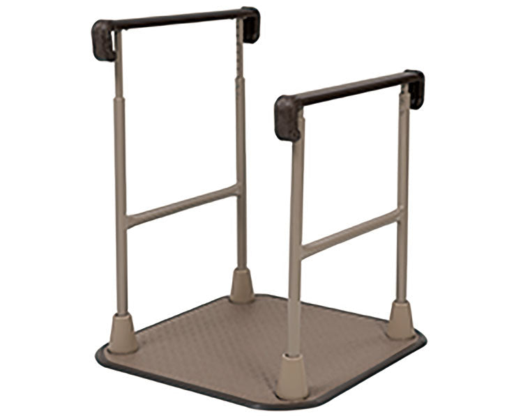 (代引き不可)つながる手すり すりてあ 両手すり / ST-2 踏み台なし タマツ介護用品